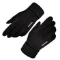 Techsuit Touchscreen Gloves Suede (ST0010), PU Leather, Plush Interior, Negru