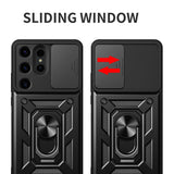 Husa pentru Samsung Galaxy S24 Ultra, Techsuit CamShield Series, albastru