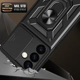 Husa pentru Samsung Galaxy S24, Techsuit CamShield Series, albastru