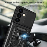 Husa pentru Samsung Galaxy S24 Plus, Techsuit CamShield Series, albastru