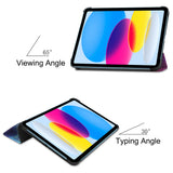 Husa tableta pentru iPad 10 (2022) 10.9, Techsuit FoldPro, Butterfly