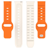 Curea pentru Garmin vivoactive 3, Techsuit Watchband 20mm (W050), bej / portocaliu