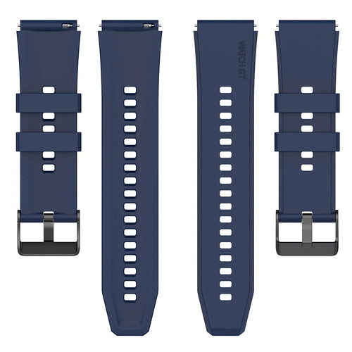 Curea pentru Garmin vivoactive 3, Techsuit Watchband 20mm (W026), bleumarin