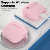 Husa casti pentru AirPods 3, Techsuit Silicone Case Smooth Ultrathin Material, gri