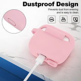 Husa casti pentru AirPods 3, Techsuit Silicone Case Smooth Ultrathin Material, gri