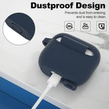 Husa casti pentru AirPods 3, Techsuit Silicone Case Smooth Ultrathin Material Navy