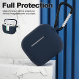 Husa casti pentru AirPods 3, Techsuit Silicone Case Smooth Ultrathin Material Navy