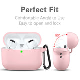 Husa casti pentru AirPods Pro 1/2, Techsuit Silicone Case Smooth Ultrathin Material, gri
