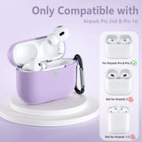 Husa casti pentru AirPods Pro 1/2, Techsuit Silicone Case Smooth Ultrathin Material, gri