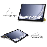 Husa tableta pentru Samsung Galaxy Tab A9 Plus, Techsuit FoldPro, Butterfly