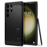 Husa pentru Samsung Galaxy S23 Ultra, Spigen Tough Armor (ACS05623), negru