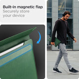 Geanta laptop Spigen Valentinus Sleeve (AFA06420), pentru Laptop 15, verde