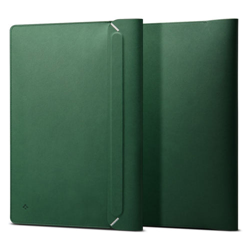 Geanta laptop Spigen Valentinus Sleeve (AFA06420), pentru Laptop 15, verde