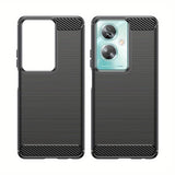 Husa pentru OPPO A79 5G, Techsuit Carbon Silicone, albastru
