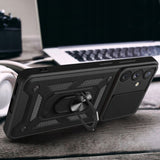 Husa pentru Samsung Galaxy A35 5G, Techsuit CamShield Series, albastru