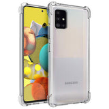 Husa pentru Samsung Galaxy A51 4G, Techsuit Shockproof Clear Silicone, transparenta
