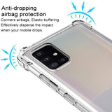 Husa pentru Samsung Galaxy A51 4G, Techsuit Shockproof Clear Silicone, transparenta