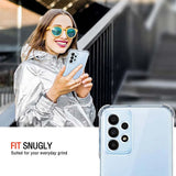 Husa pentru Samsung Galaxy A23, Techsuit Shockproof Clear Silicone, transparenta