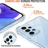 Husa pentru Samsung Galaxy A23, Techsuit Shockproof Clear Silicone, transparenta