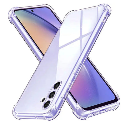 Husa pentru Samsung Galaxy A54, Techsuit Shockproof Clear Silicone, transparenta