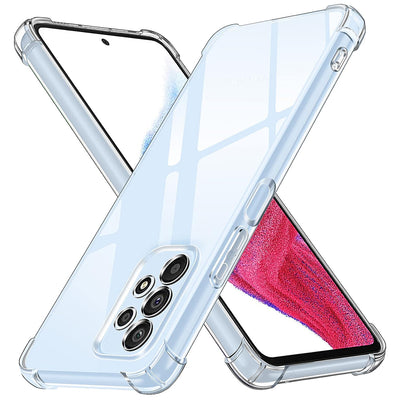 Husa pentru Samsung Galaxy A53 5G, Techsuit Shockproof Clear Silicone, transparenta