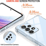 Husa pentru Samsung Galaxy A53 5G, Techsuit Shockproof Clear Silicone, transparenta