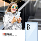 Husa pentru Samsung Galaxy A53 5G, Techsuit Shockproof Clear Silicone, transparenta