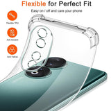 Husa pentru Honor 90, Techsuit Shockproof Clear Silicone, transparenta