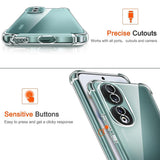 Husa pentru Honor 90, Techsuit Shockproof Clear Silicone, transparenta