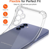 Husa pentru Samsung Galaxy A14 5G, Techsuit Shockproof Clear Silicone, transparenta
