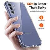 Husa pentru Samsung Galaxy A14 5G, Techsuit Shockproof Clear Silicone, transparenta
