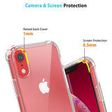 Husa pentru iPhone XR, Techsuit Shockproof Clear Silicone, transparenta