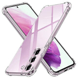 Husa pentru Samsung Galaxy S21 FE 5G, Techsuit Shockproof Clear Silicone, transparenta