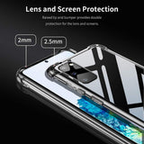 Husa pentru Samsung Galaxy S20 Plus, Techsuit Shockproof Clear Silicone, transparenta