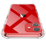 Husa pentru iPhone 12 mini, Techsuit Shockproof Clear Silicone, transparenta