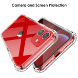 Husa pentru iPhone 12 mini, Techsuit Shockproof Clear Silicone, transparenta