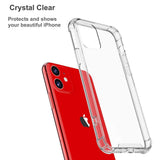 Husa pentru iPhone 12, Techsuit Shockproof Clear Silicone, transparenta