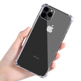 Husa pentru iPhone 11 Pro, Techsuit Shockproof Clear Silicone, transparenta
