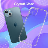 Husa pentru iPhone 13 mini, Techsuit Shockproof Clear Silicone, transparenta