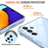 Husa pentru Samsung Galaxy A13 5G, Techsuit Shockproof Clear Silicone, transparenta