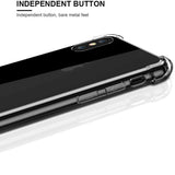 Husa pentru iPhone XS Max, Techsuit Shockproof Clear Silicone, transparenta