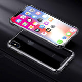 Husa pentru iPhone XS Max, Techsuit Shockproof Clear Silicone, transparenta