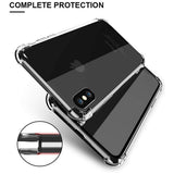Husa pentru iPhone X, iPhone 10, Techsuit Shockproof Clear Silicone, transparenta