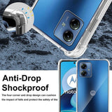 Husa pentru Motorola Moto G54, Techsuit Shockproof Clear Silicone, transparenta