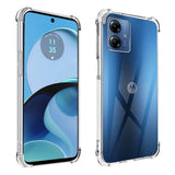 Husa pentru Motorola Moto G54, Techsuit Shockproof Clear Silicone, transparenta