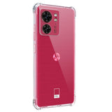 Husa pentru Motorola Edge 40, Techsuit Shockproof Clear Silicone, transparenta