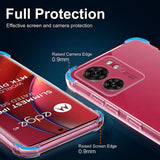 Husa pentru Motorola Edge 40, Techsuit Shockproof Clear Silicone, transparenta