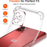Husa pentru Motorola Moto G32, Techsuit Shockproof Clear Silicone, transparenta