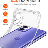 Husa pentru Motorola Edge 30 Neo, Techsuit Shockproof Clear Silicone, transparenta