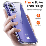 Husa pentru Motorola Edge 30 Neo, Techsuit Shockproof Clear Silicone, transparenta